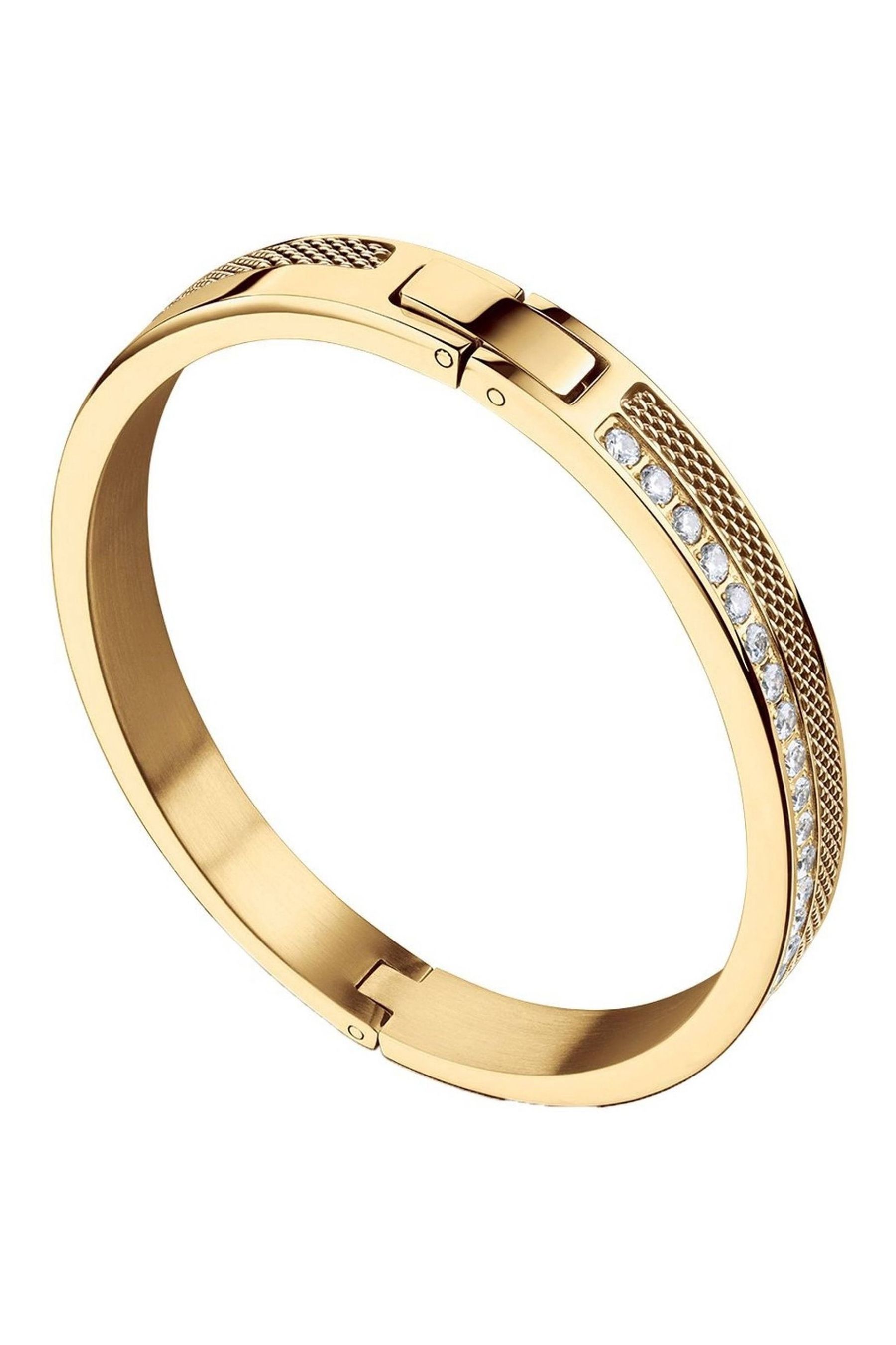 Buy Bering Ladies Gold Tone Jewellery Symphony Bangle from the Next UK