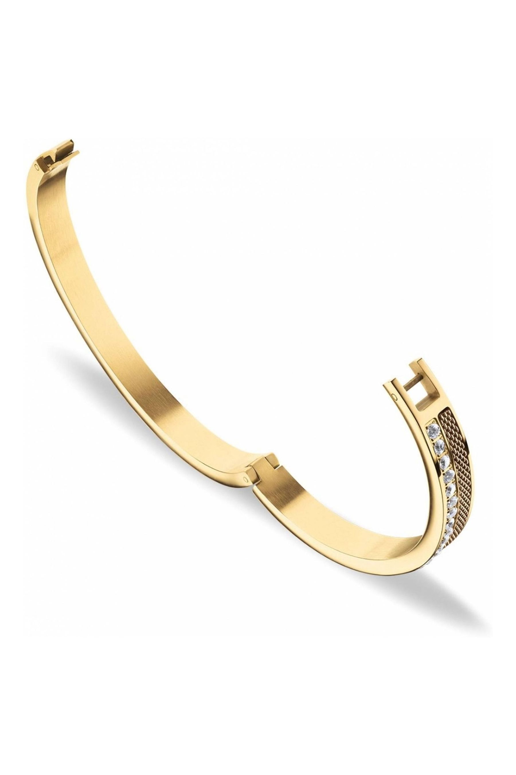 Buy Bering Ladies Gold Tone Jewellery Symphony Bangle from the Next UK