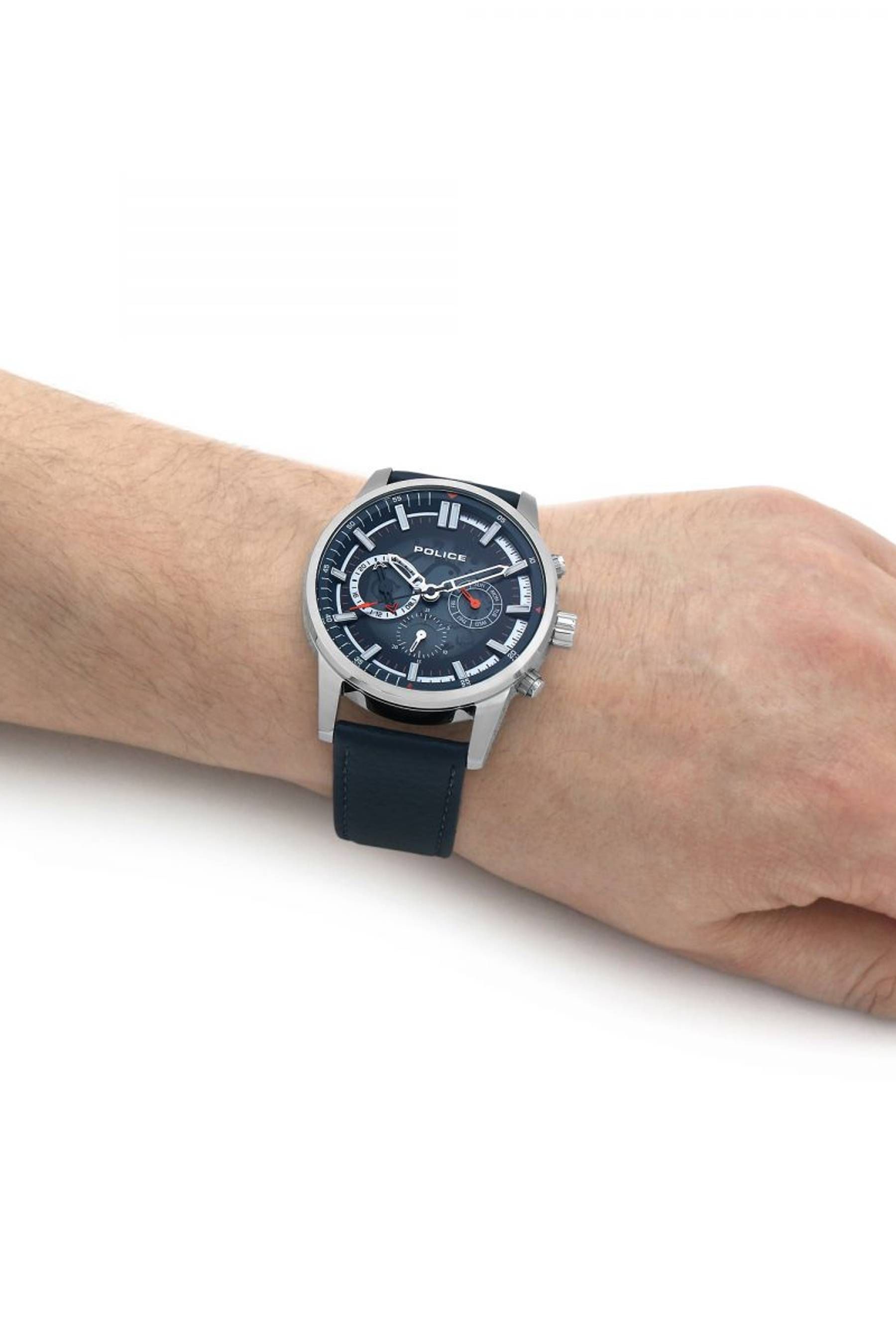 Buy Police Gents Blue Greenlane Watch from the Next UK online shop