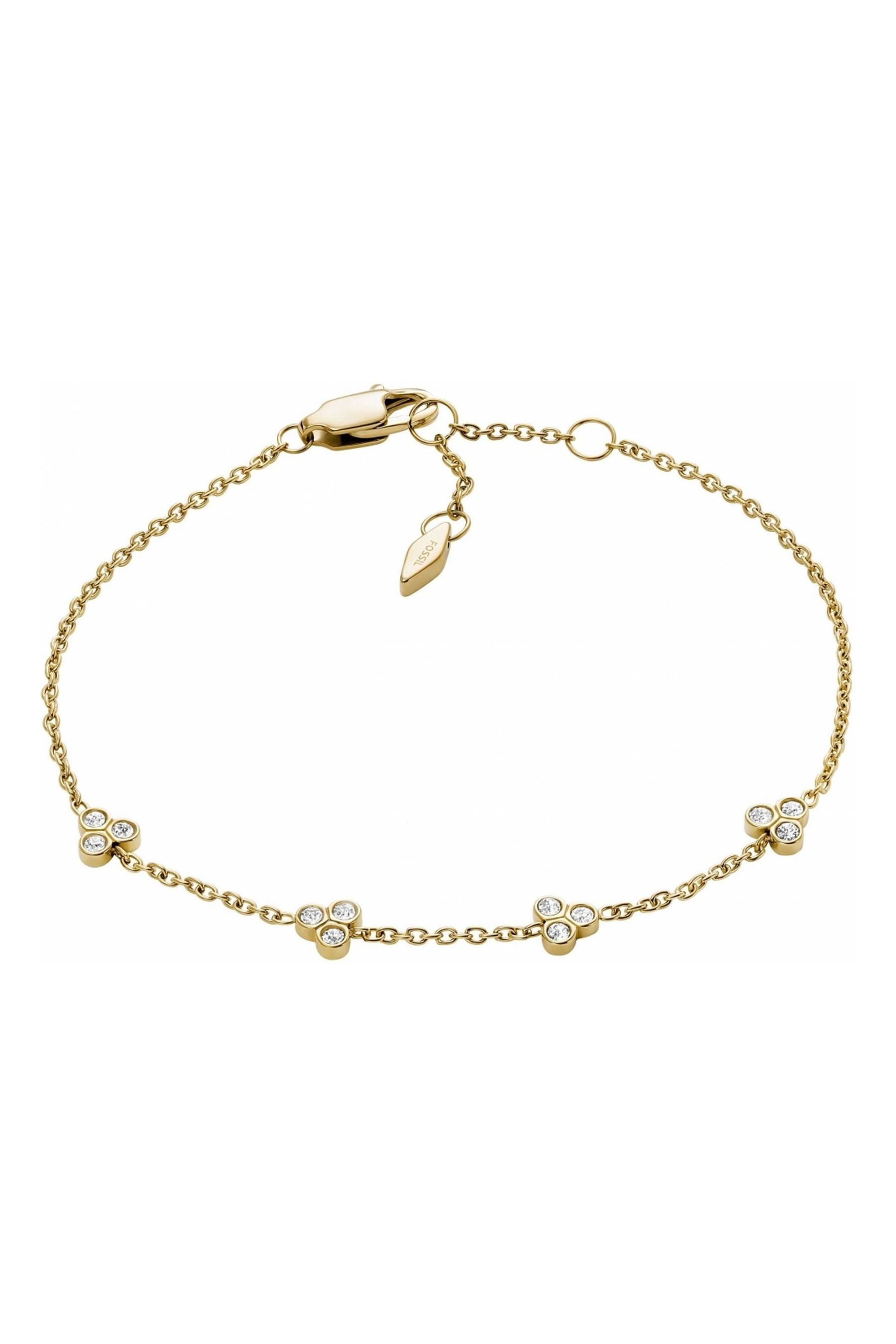 Buy Fossil Jewellery Ladies Gold Tone Bracelet from the Next UK online shop