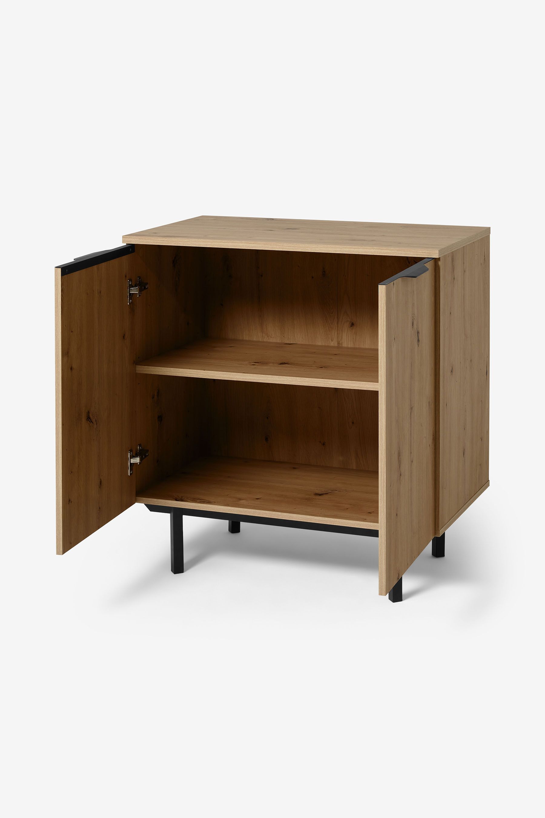 Buy Distressed Oak Effect Damien Small Sideboard from the Next