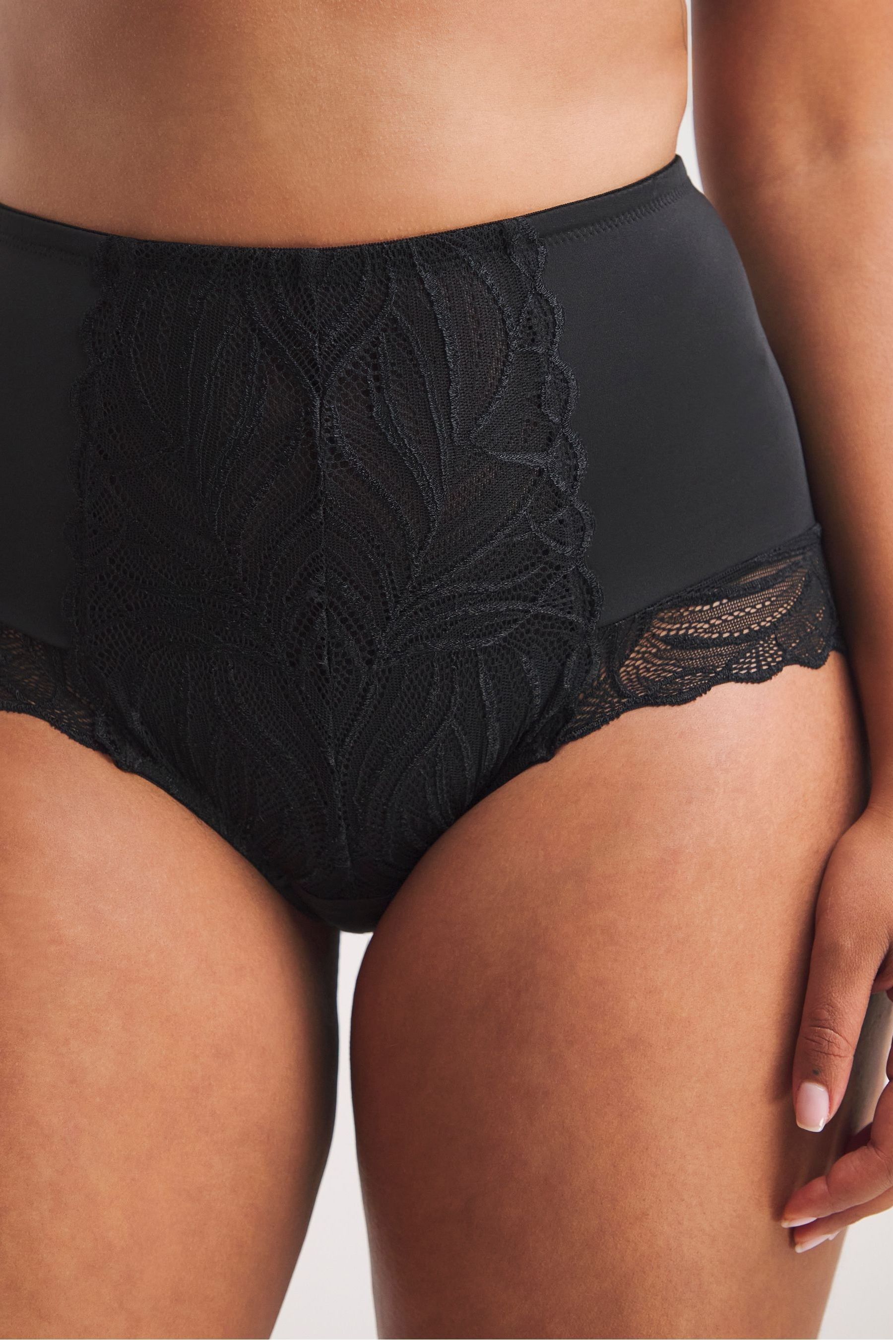 Buy Simply Be Black Magisculpt Firm Control Briefs 2 Pack from the Next