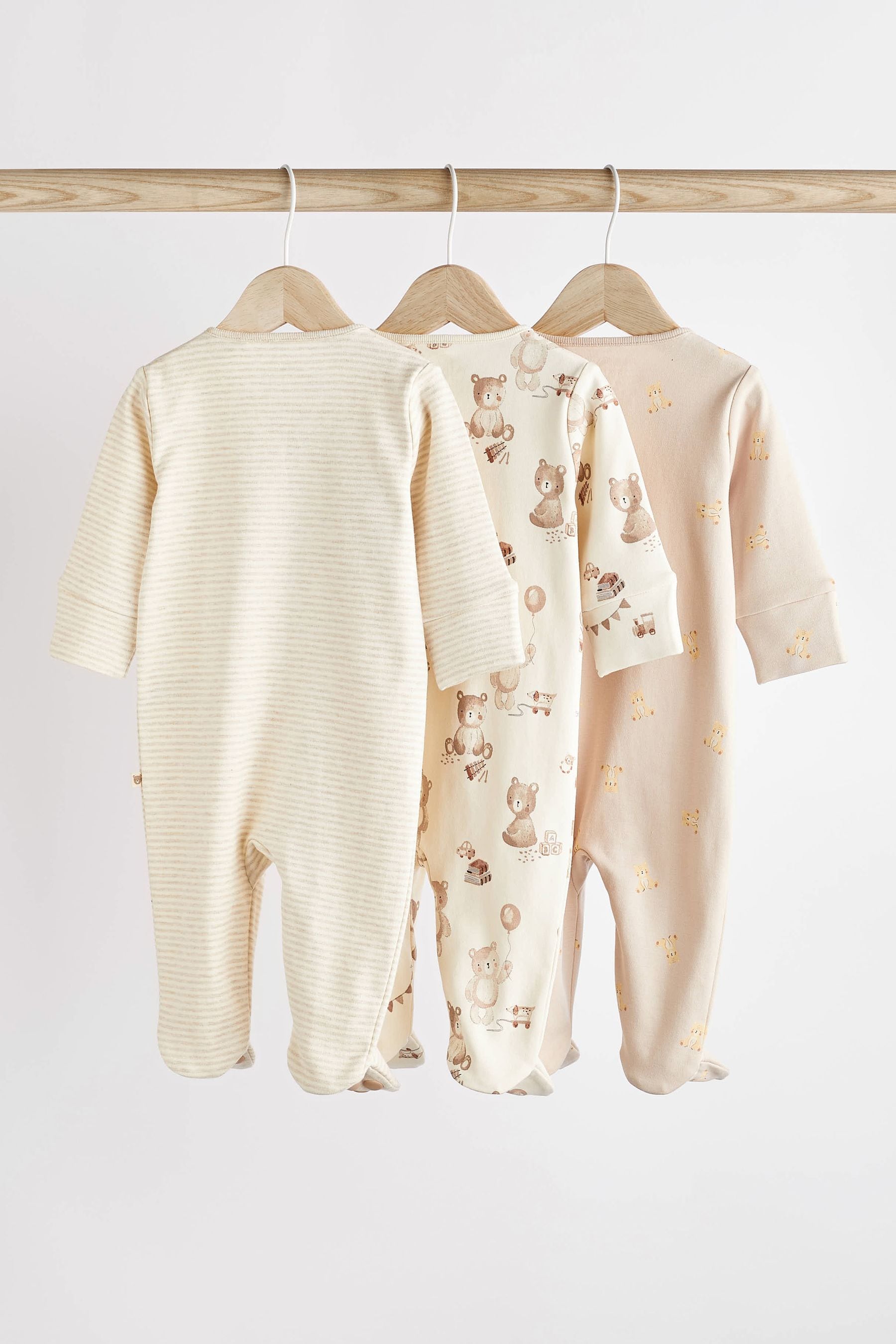 Buy Baby Sleepsuits 3 Pack (02yrs) from Next Australia