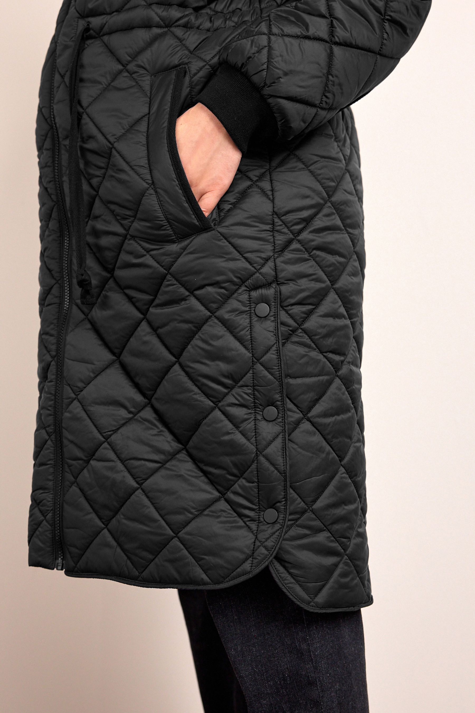 Buy Maternity Longline Quilted Bomber Jacket With Hood from Next Ukraine