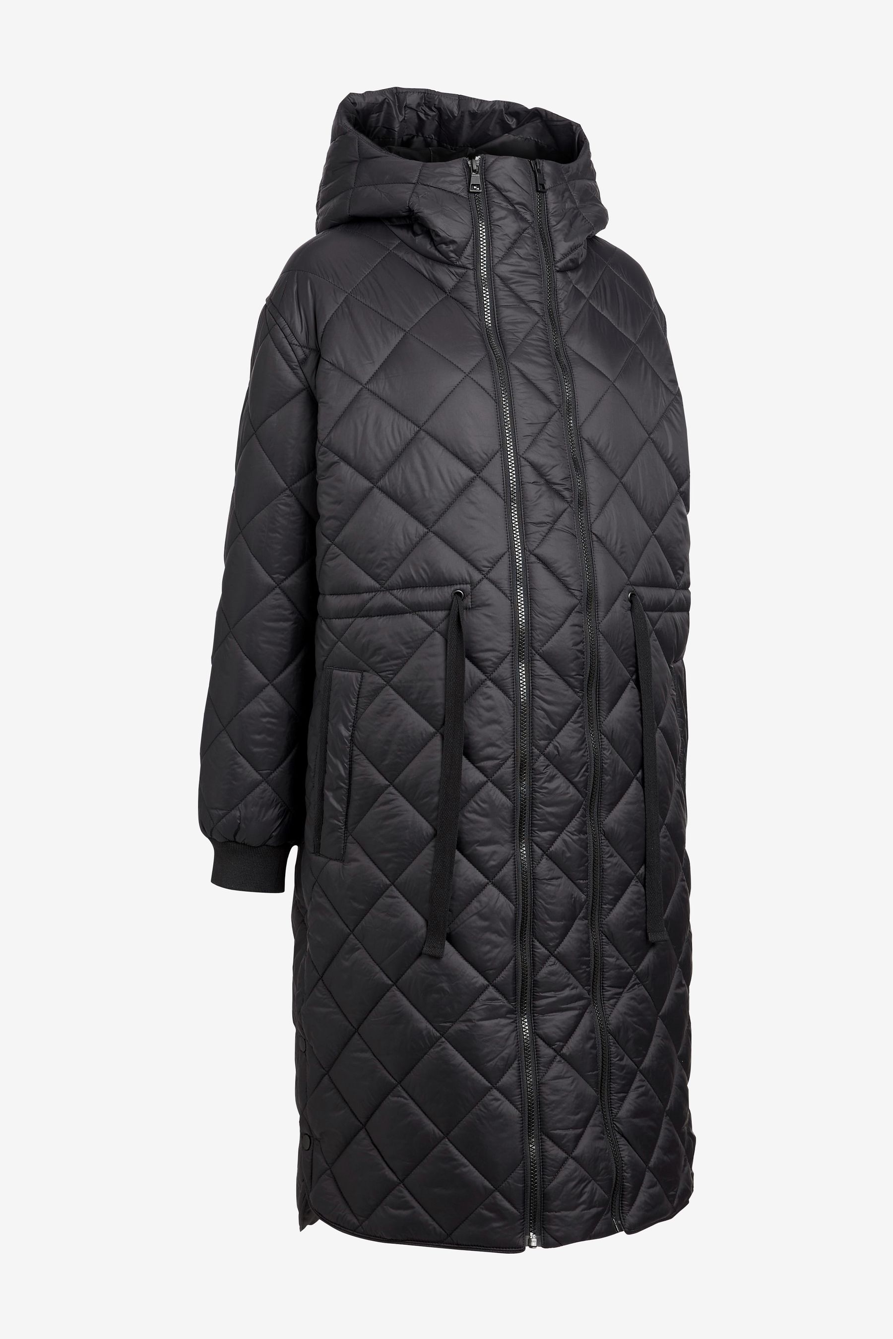 Buy Maternity Longline Quilted Bomber Jacket With Hood from Next Ukraine