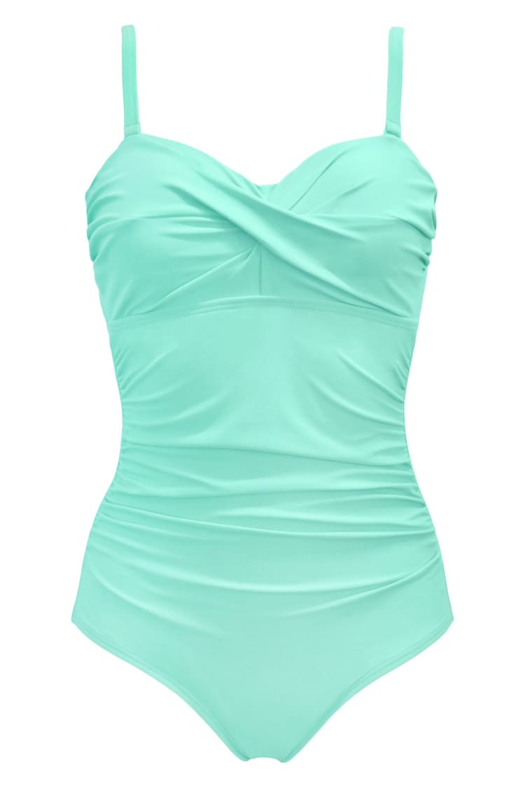 Verde - Bañador reductor con tirantes de quita y pon Santa Monica de Pour Moi - Imagen 1 de 1