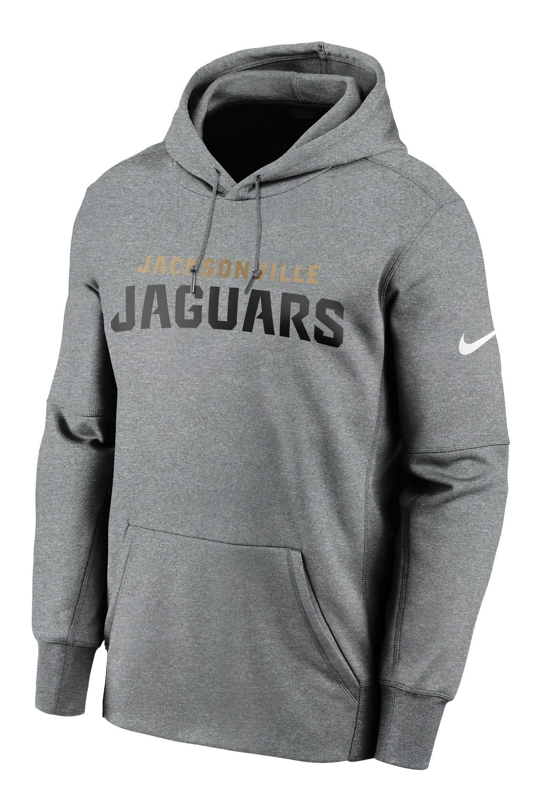 Buy Nike Grey NFL Fanatics Jacksonville Jaguars Prime Wordmark Therma