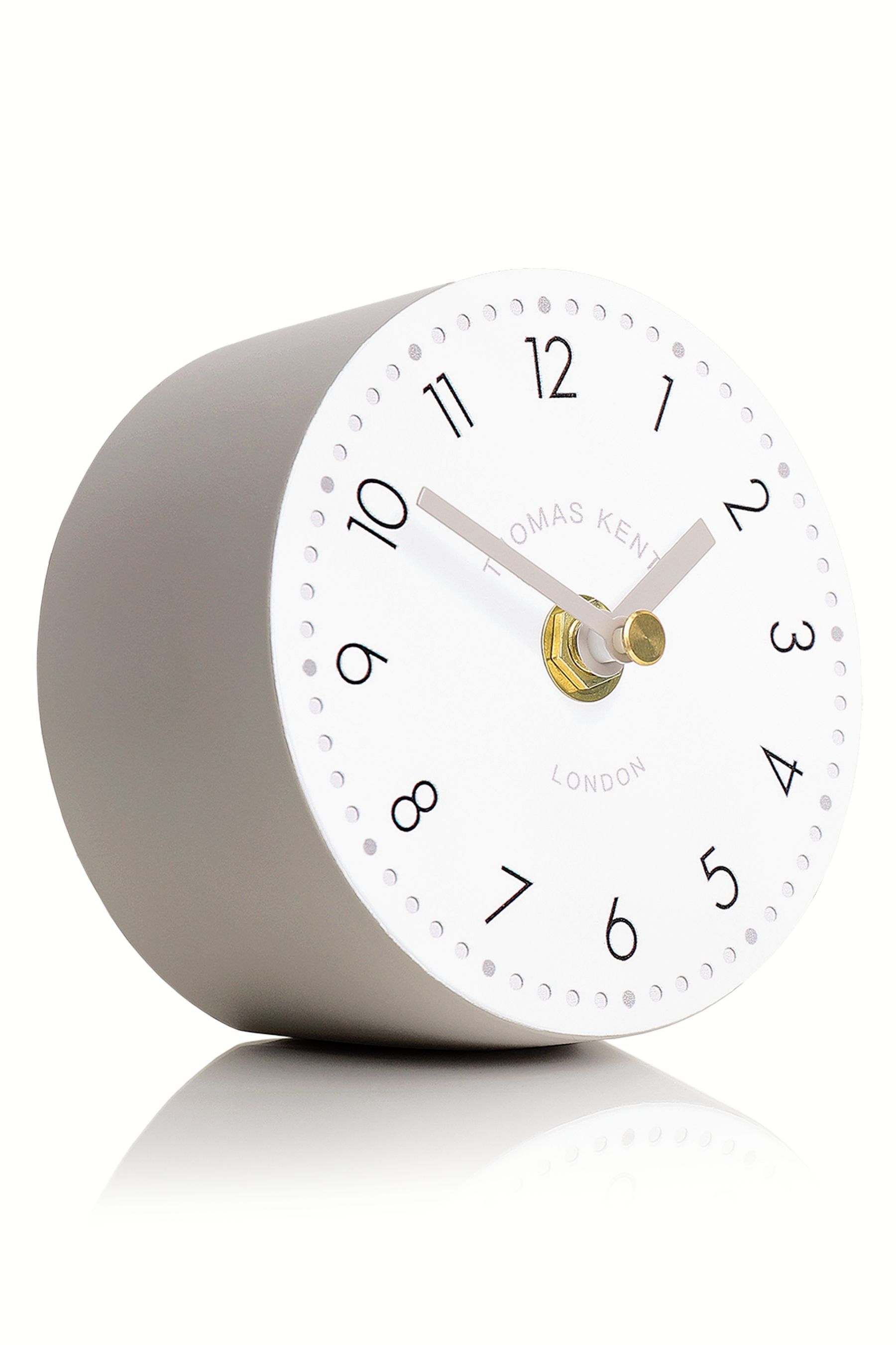 Buy Thomas Kent Clocks Grey Tumbler Salt Mantel Clock from the Next UK