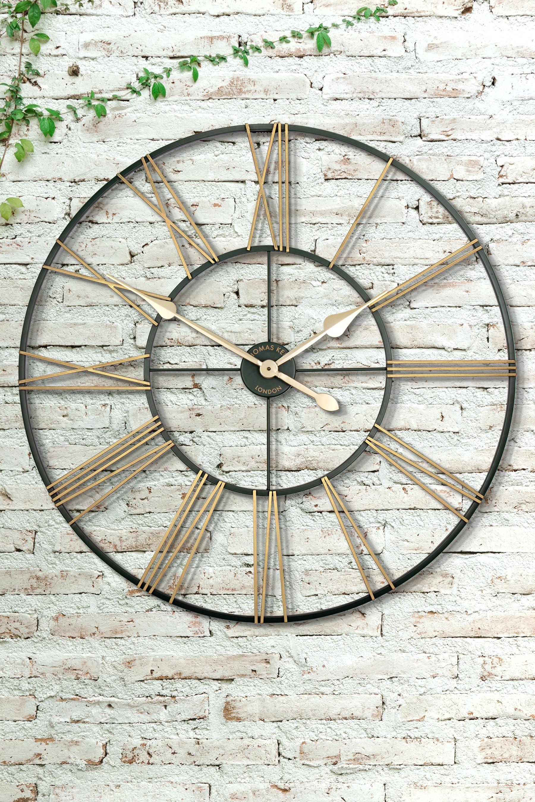 Buy Thomas Kent Clocks Green Summer House Green and Gold Oversized