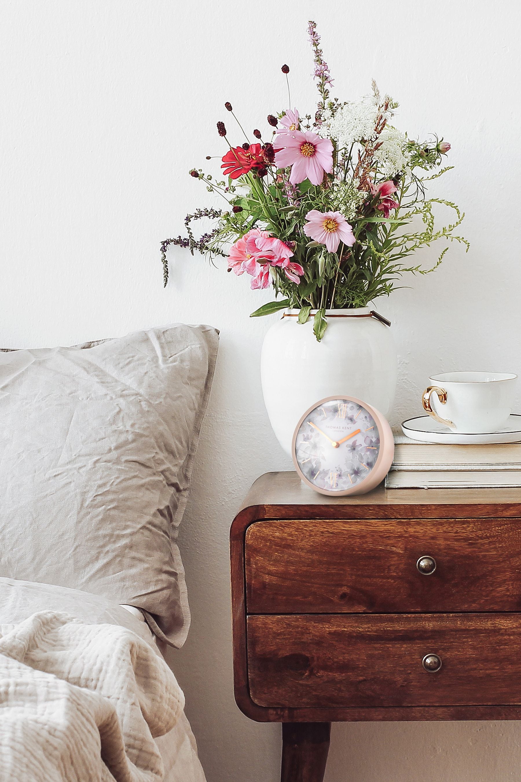 Buy Thomas Kent Clocks Pink Mini Crofter Mantel Clock from the Next UK