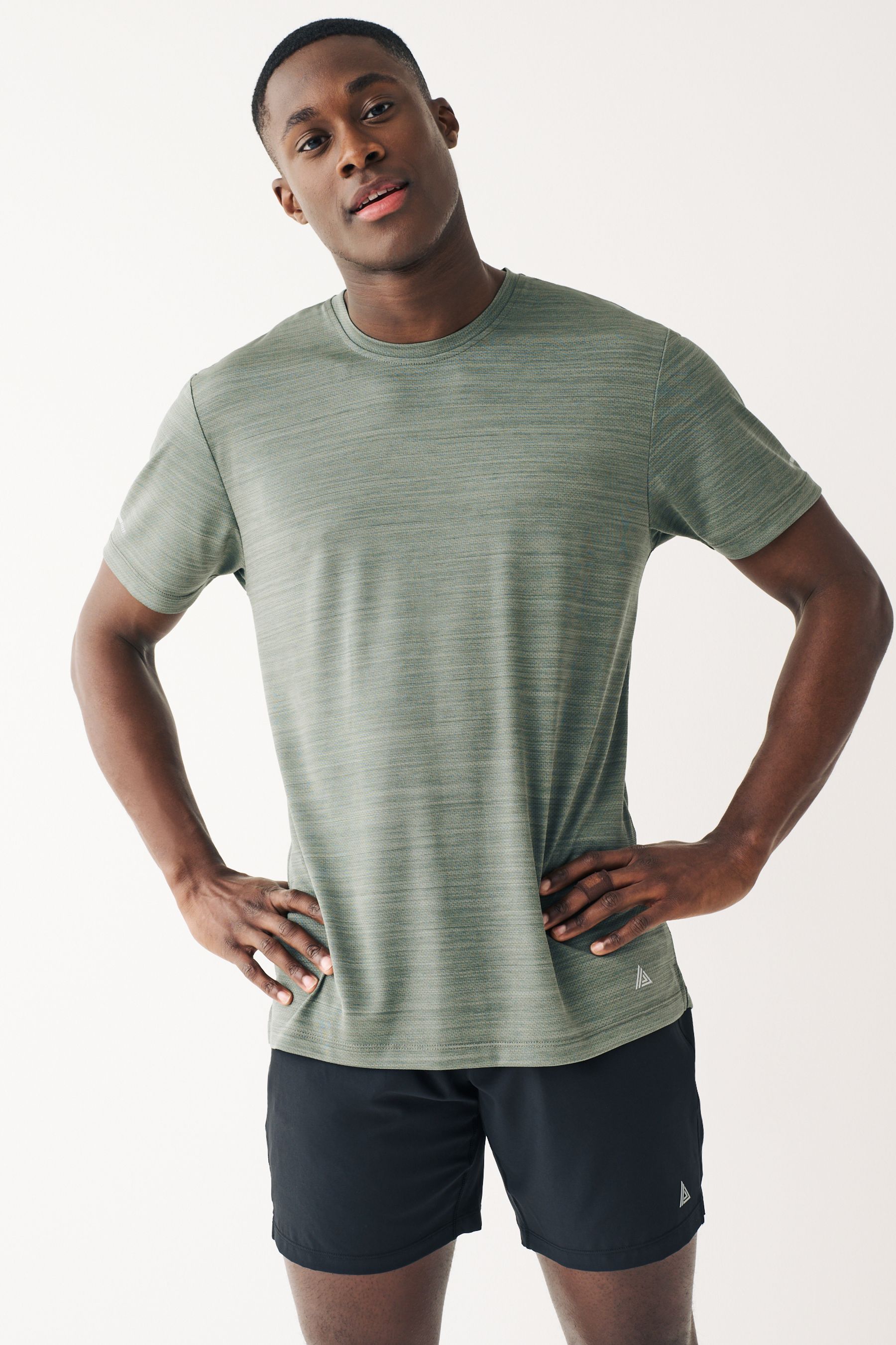 Buy Green Active Mesh Training T-Shirt from the Next UK online shop