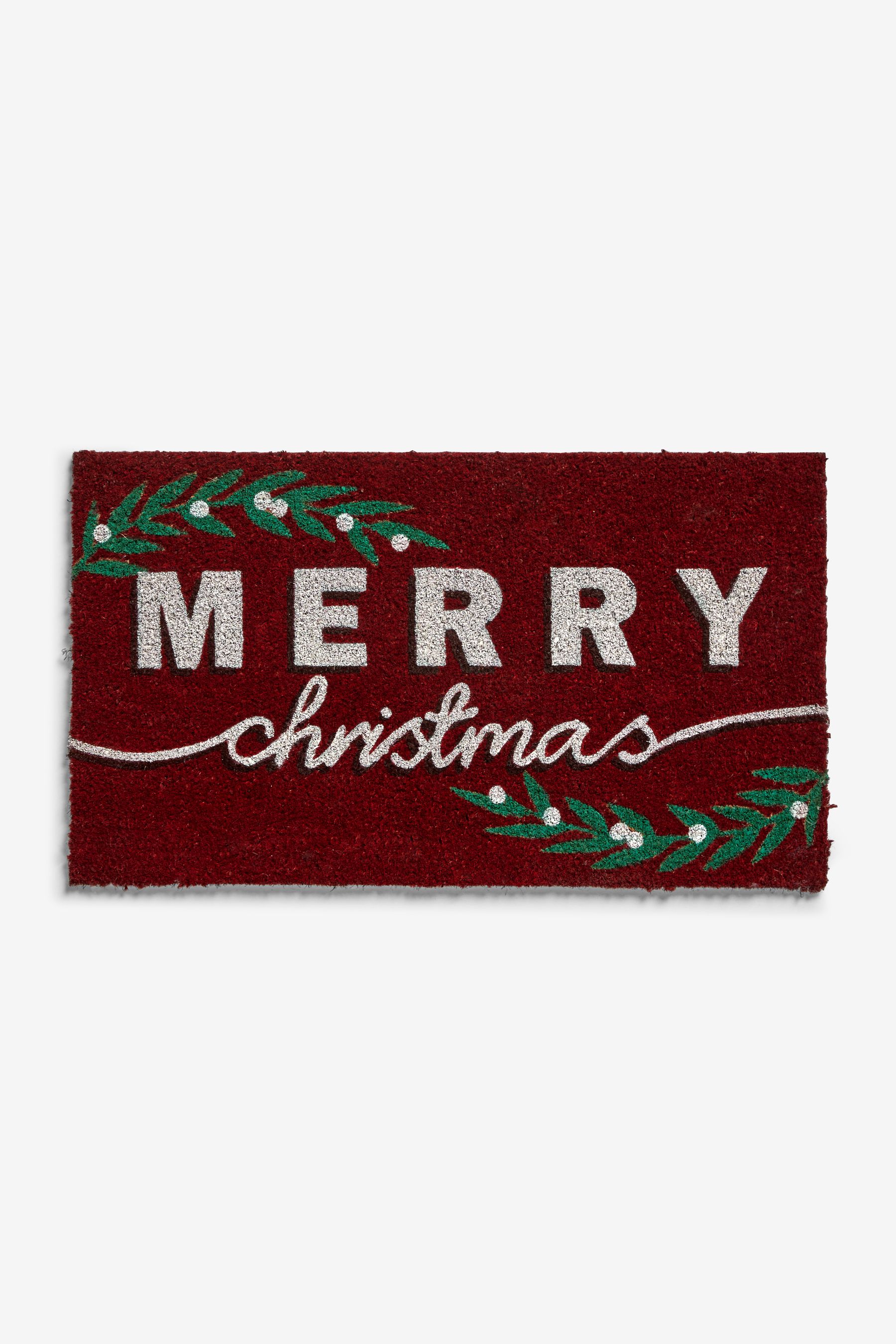 Buy Red Merry Christmas Doormat from Next Ireland