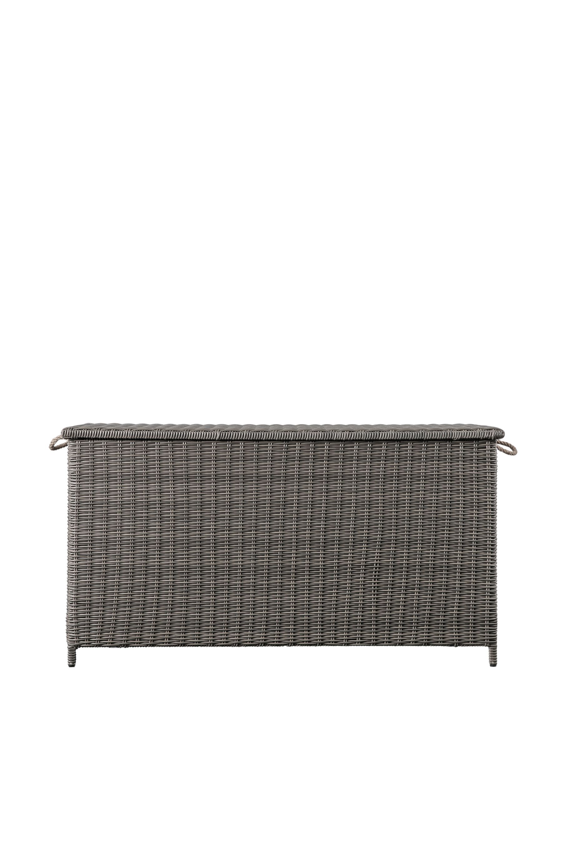 Buy Gallery Home Grey Laghey Rattan Effect Garden Cushion Storage Box