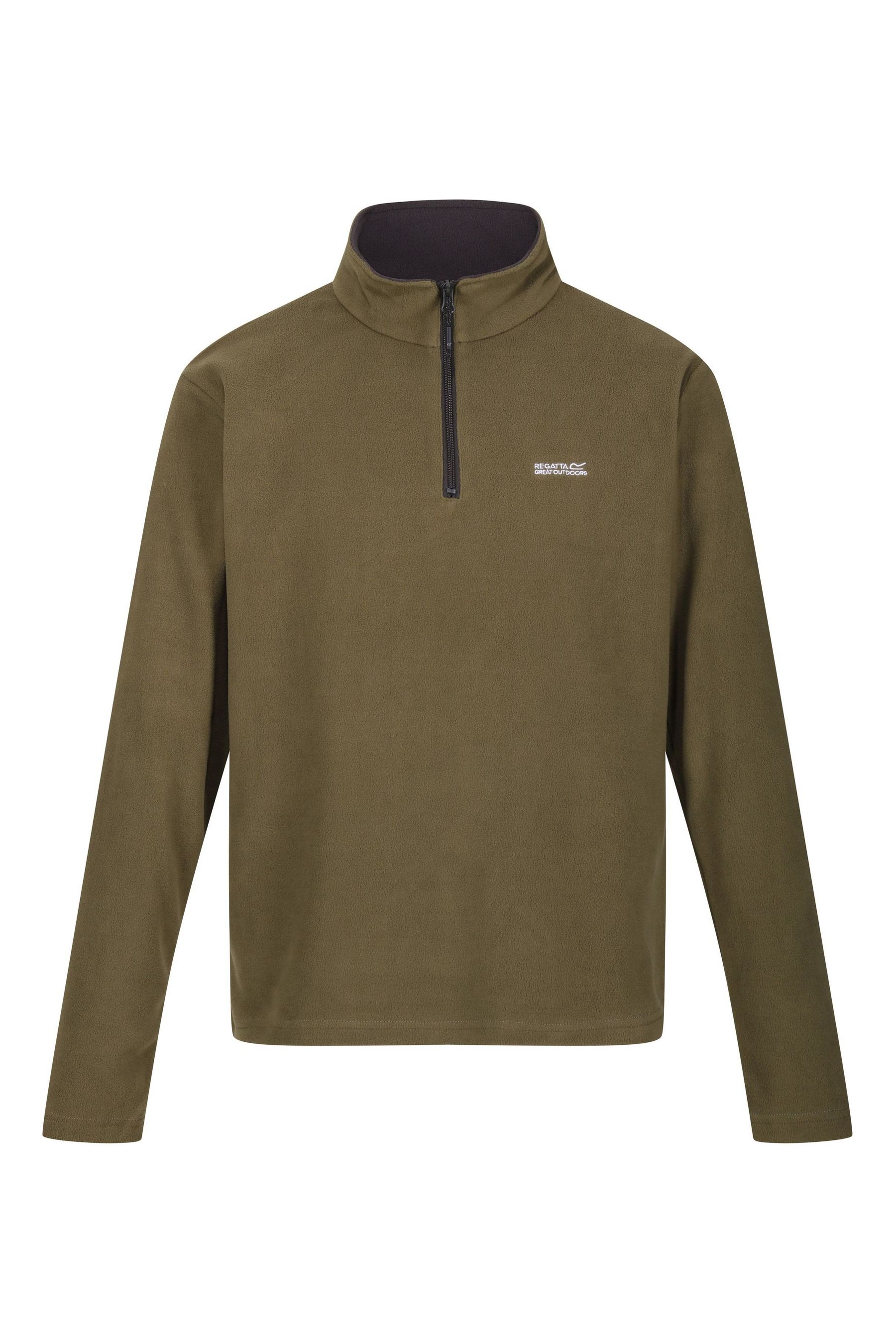 Buy Regatta Light Green Mens Thompson Lightweight Half Zip Fleece from Next Luxembourg