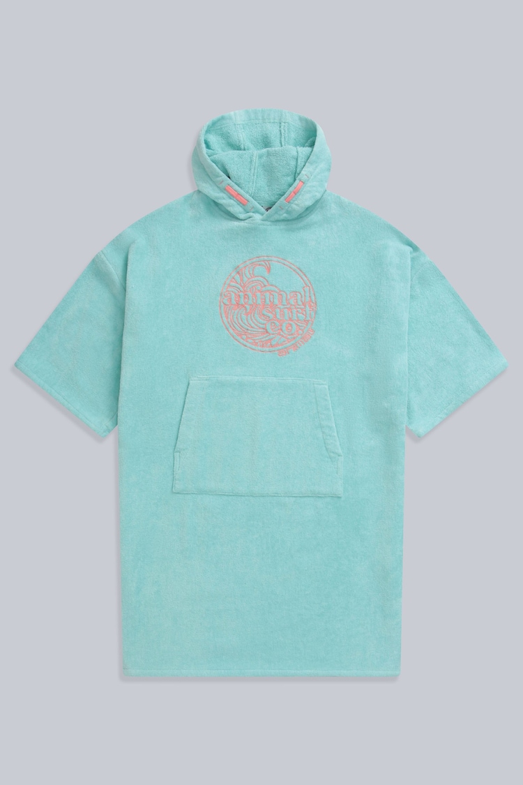 Animal Blue Gill Kids Towelling Changing Poncho - Image 1 of 1