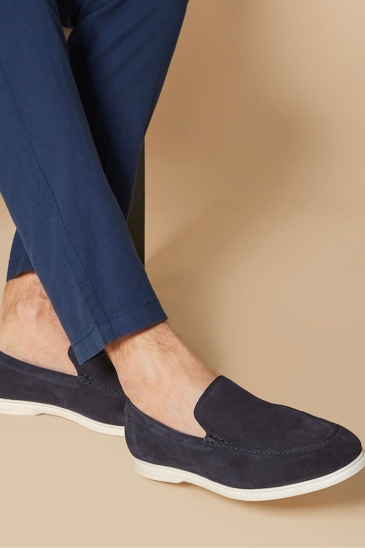 Темно-синяя замша - Замшевые лоферы Jones Bootmaker Raiden - Изображение 1 из 1