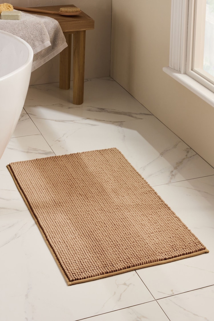 Natural Caramel Bobble Bath Mat - Image 1 of 1