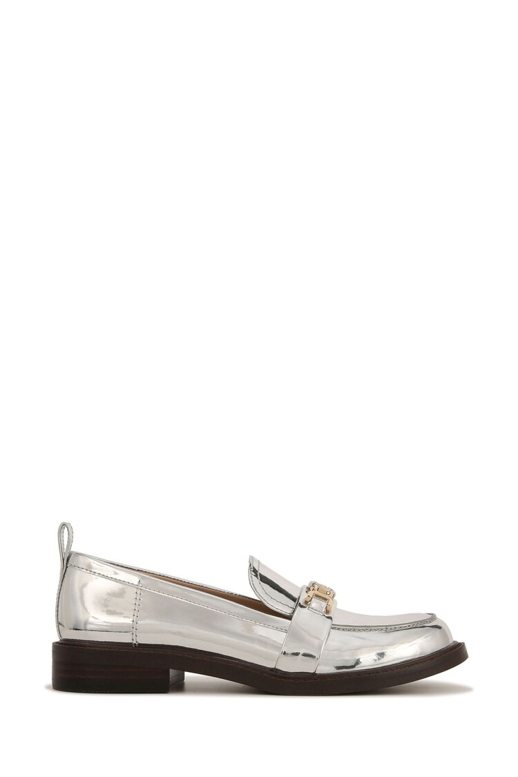 Sam Edelman Silver Christy Loafers - Image 1 of 1