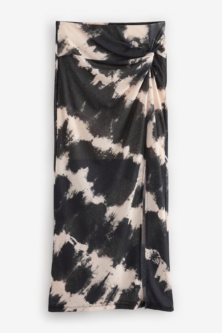 Black Sarong Maxi Skirt - Image 1 of 1