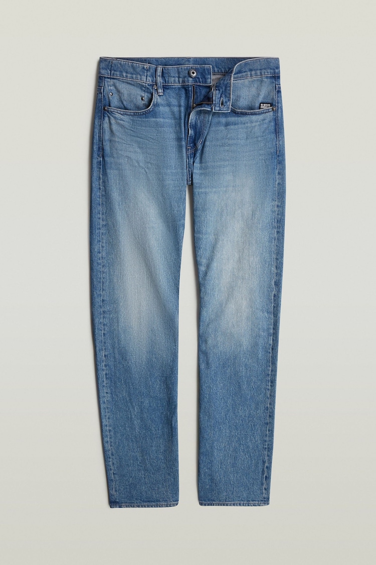 G Star Light Blue Denim Mosa Straight Fit Jeans - Image 1 of 1 G Star Light Blue Denim Mosa Straight Fit Jeans - Image 1 of 1