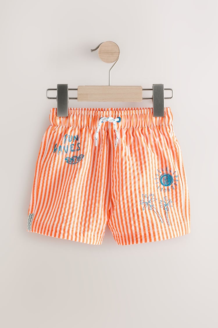 Orange Swim Shorts (3mths-7yrs) - Image 1 of 1