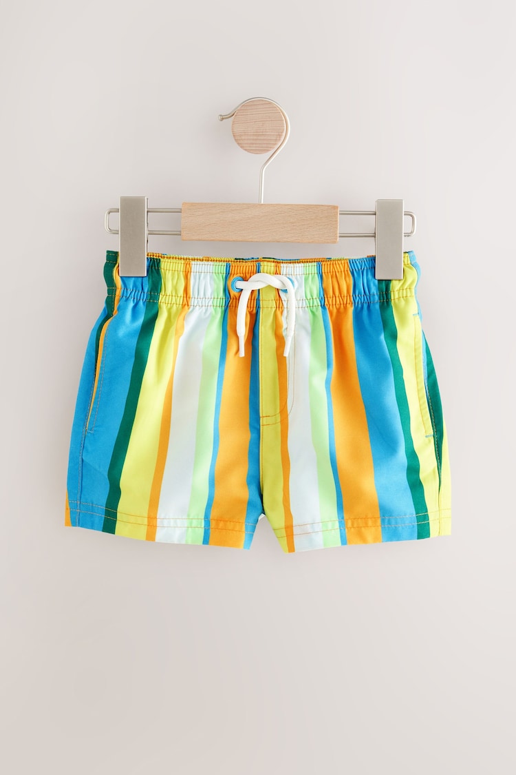 Multicoloured Stripe Swim Shorts (3mths-7yrs) - Image 1 of 1
