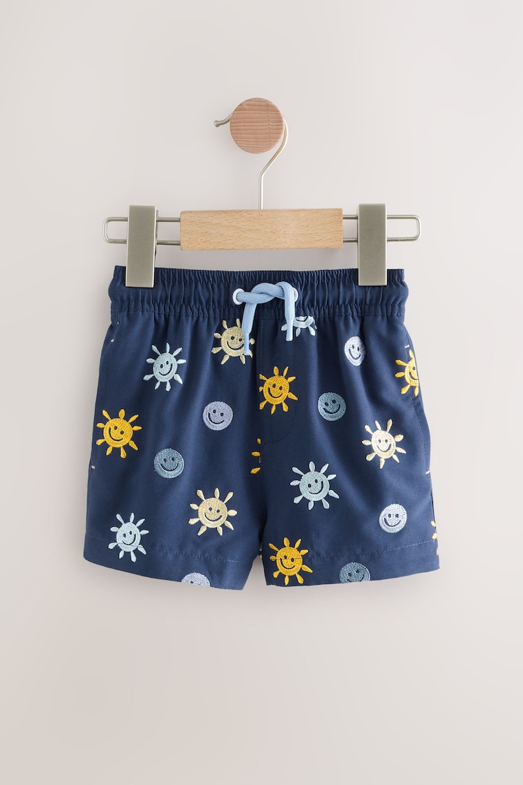 Navy Blue Swim Shorts (3mths-7yrs) - Image 1 of 1