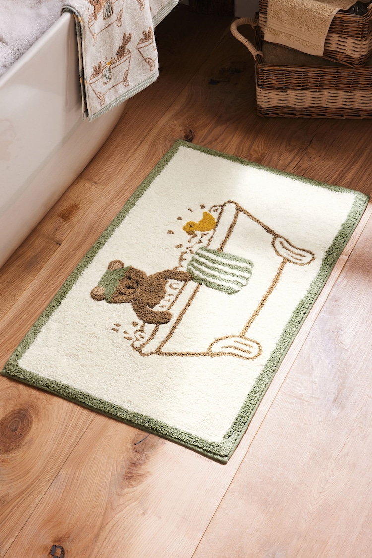 Natural Woodland Spa 100% Cotton Bath Mat - Image 1 of 1