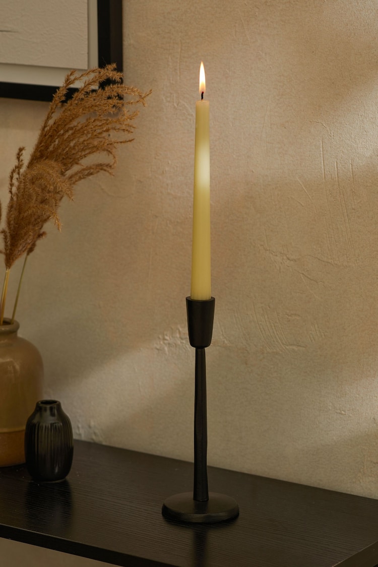 Black Metal Taper Candle Holder - Image 1 of 1