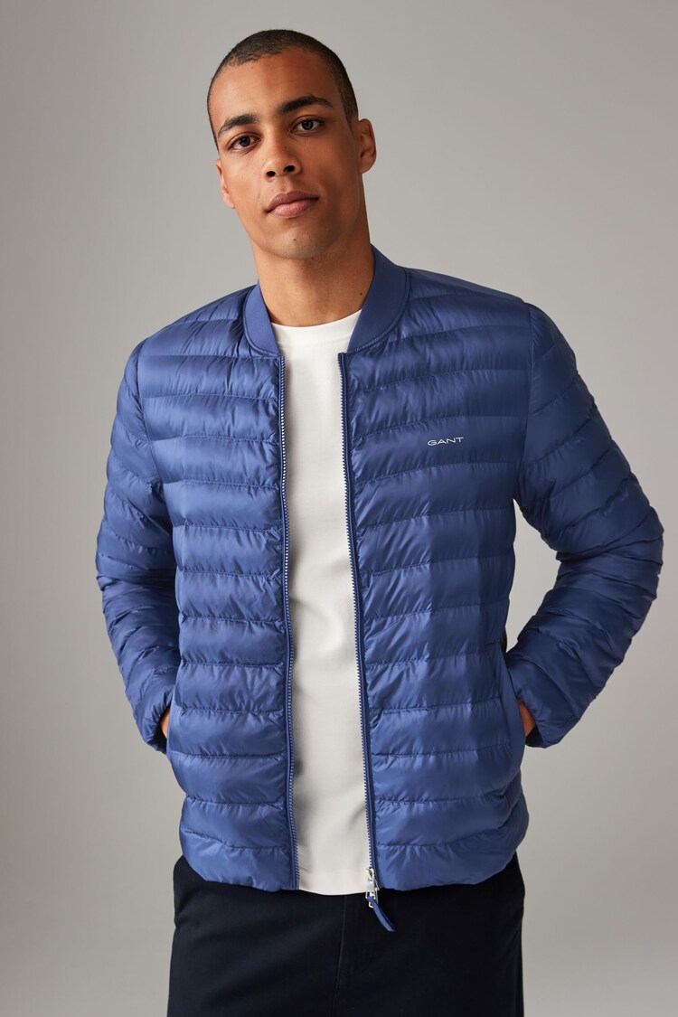 GANT Blue Light Padded Bomber Jacket - Image 1 of 1