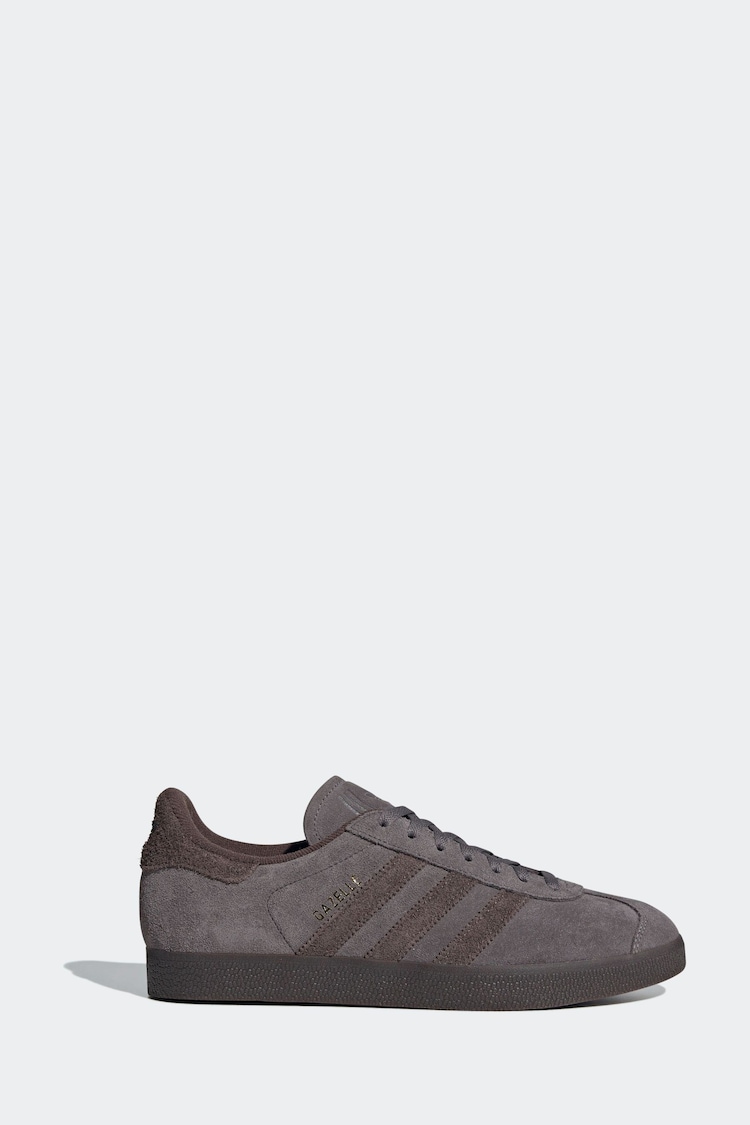 adidas Originals Brown Light Gazelle Trainers - Image 1 of 1