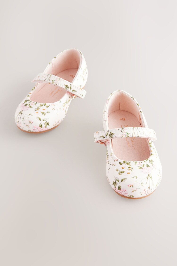 Floral - Zapatos estilo merceditas con cierre de velcro para ocasiones especiales - Imagen 1 de 1
