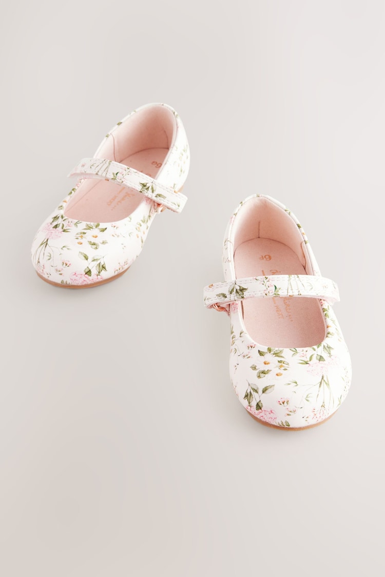 Floral - Zapatos estilo merceditas con cierre de velcro para ocasiones especiales - Imagen 1 de 1