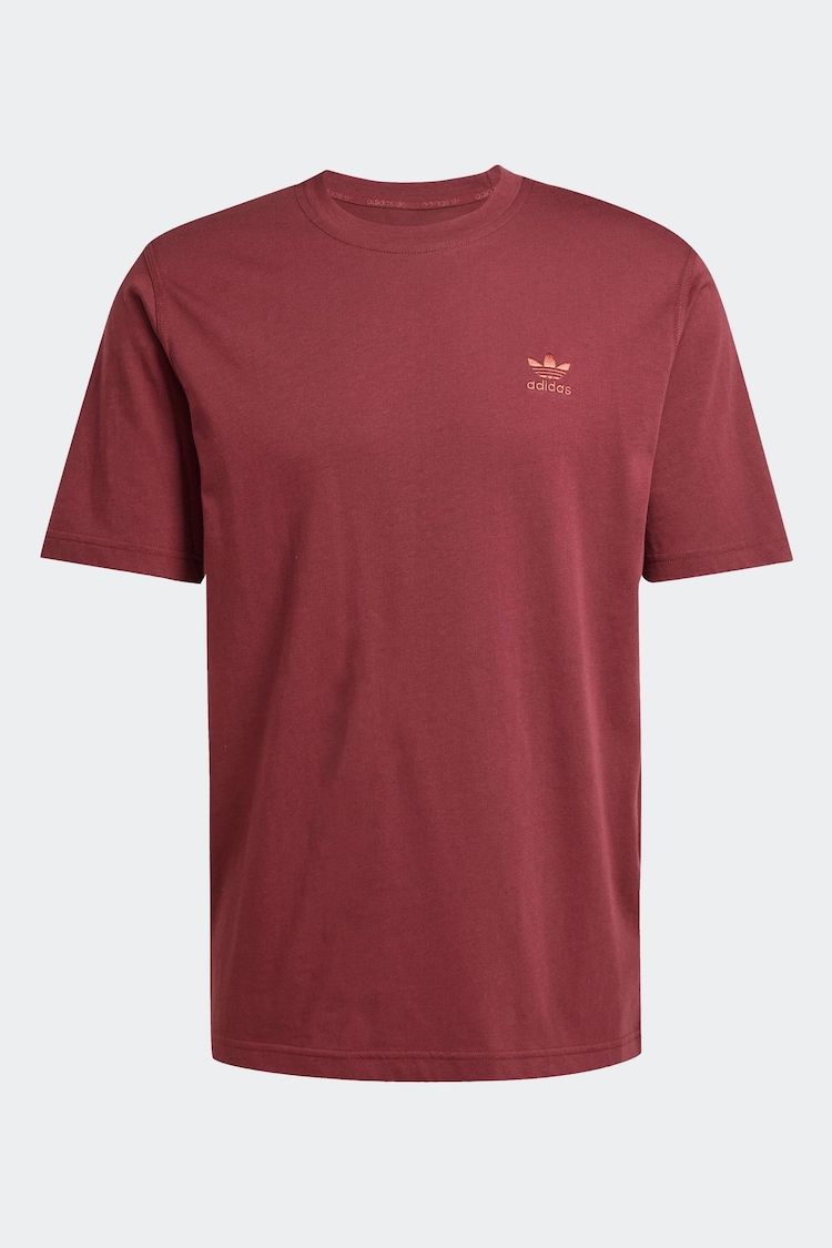 adidas Originals Red Trefoil Essentials 100% Cotton T-Shirt - Image 1 of 1