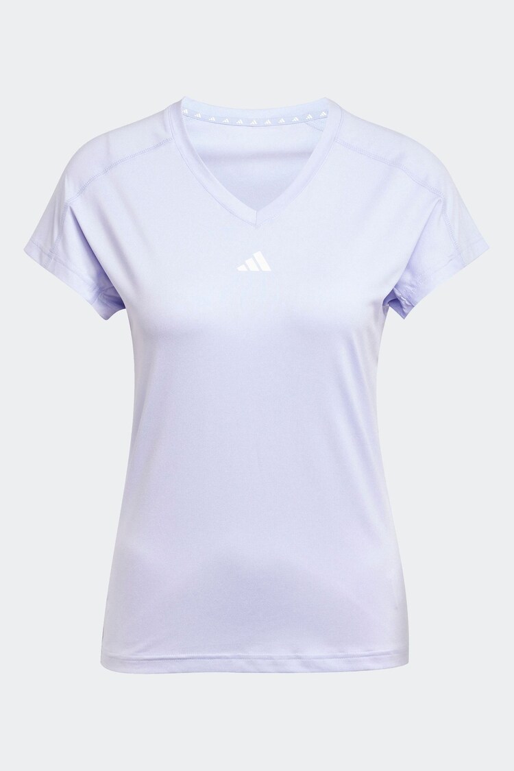 adidas Purple Essential Minimal T-Shirt - Image 1 of 1