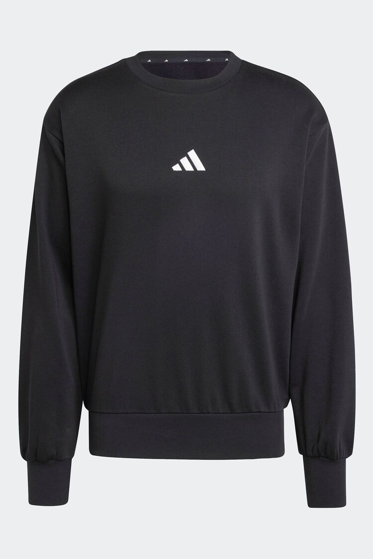 Schwarz - adidas Essentials Feelcozy Fleece Sweatshirt - Bild 1 von 1