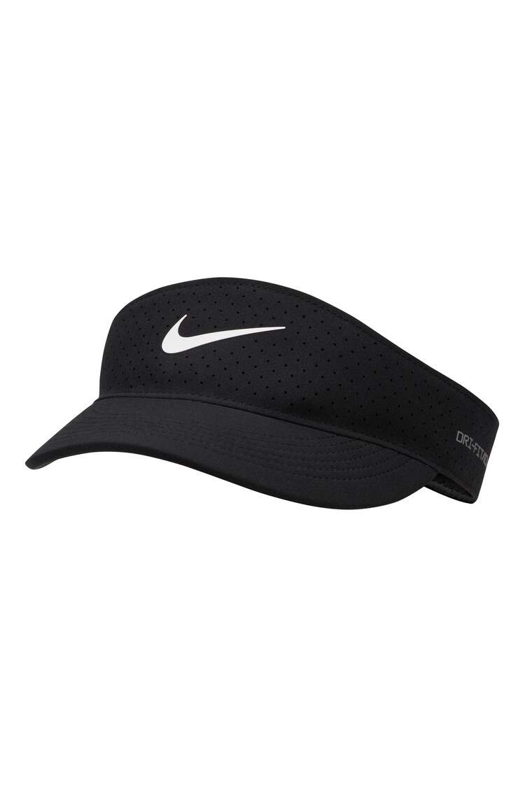 Nike Black Dri-FIT ADV Ace Tennis Visor Hat - Image 1 of 1