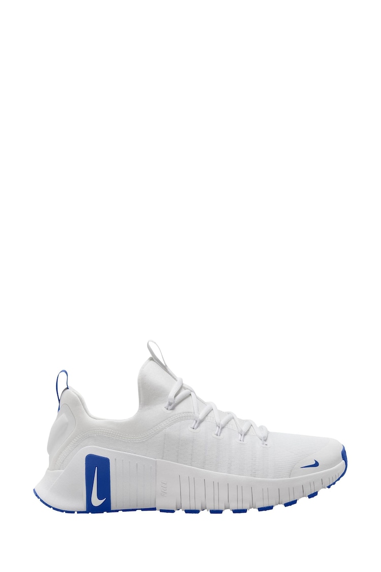 Nike White/Blue Free Metcon 6 Gym Trainers - Image 1 of 1