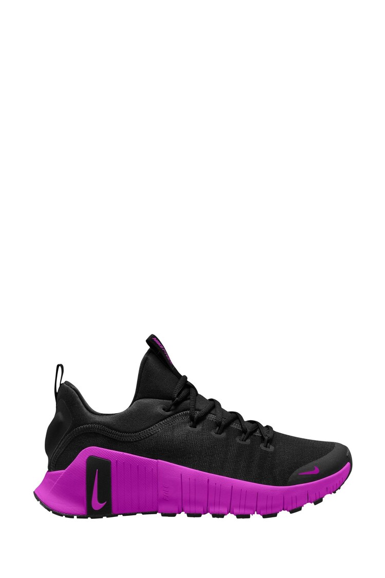 Nike Black/Purple Free Metcon 6 Training Trainers - Image 1 of 1