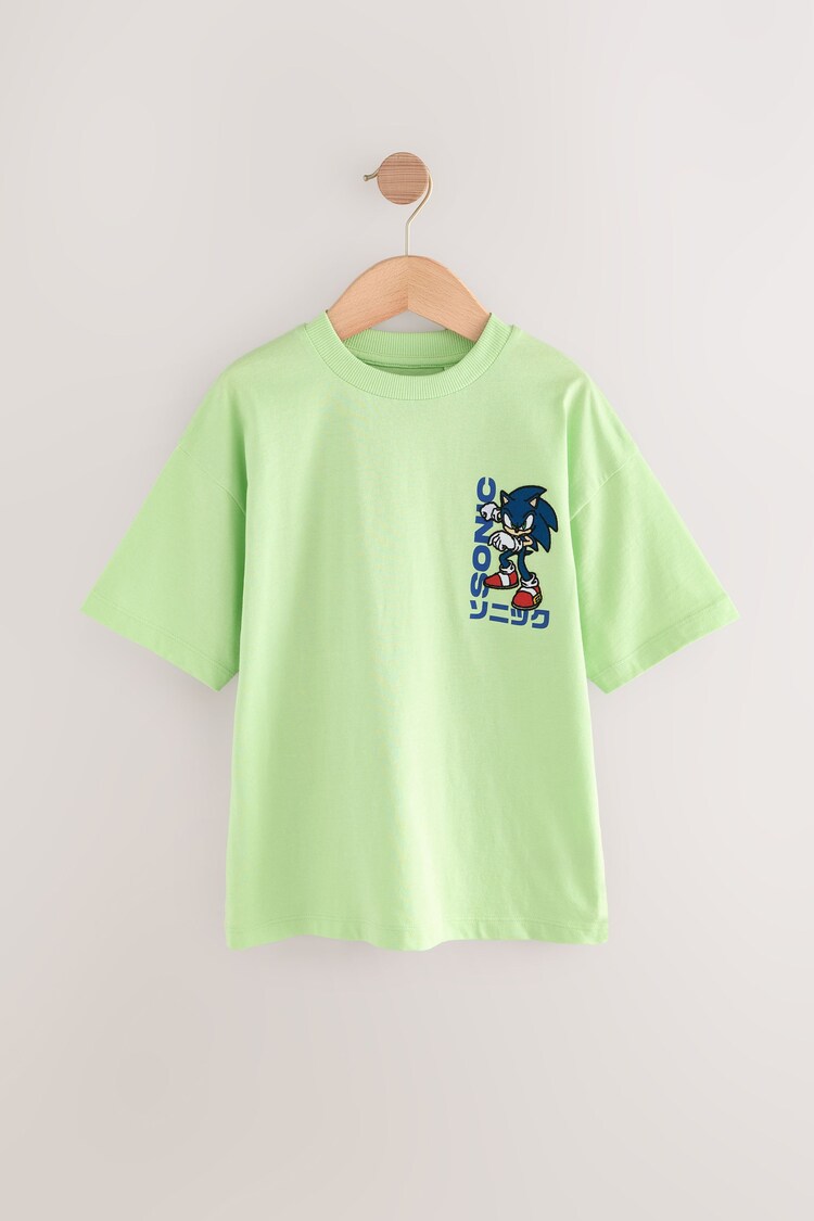 Vert citron - T-shirt Sonic (3-16ans) - Image 1 of 1