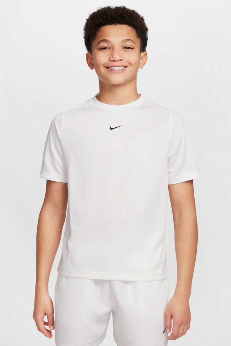 Nike White Multi Dri-FIT Short Sleeve T-Shirt - Image 1 of 1