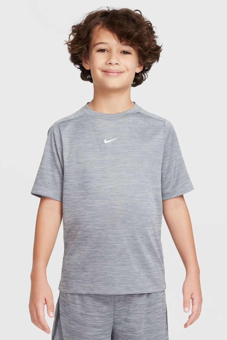 Nike Smoke Grey Multi Dri-FIT Short Sleeve T-Shirt - Image 1 of 1