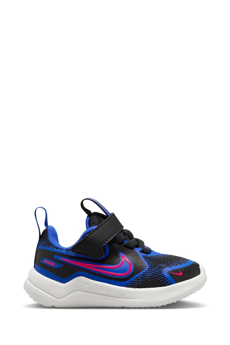 Nike Black Royal Blue Infant Cosmic Running Trainers - Image 1 of 1