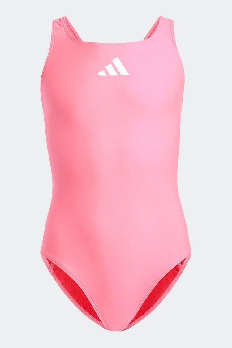 adidas Pink C Back Swimsuit - Image 1 of 1
