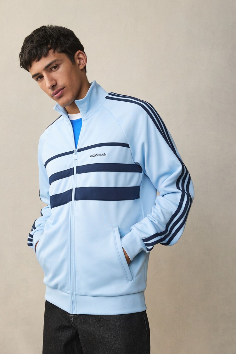 adidas Originals Light Blue Track Top - Image 1 of 1