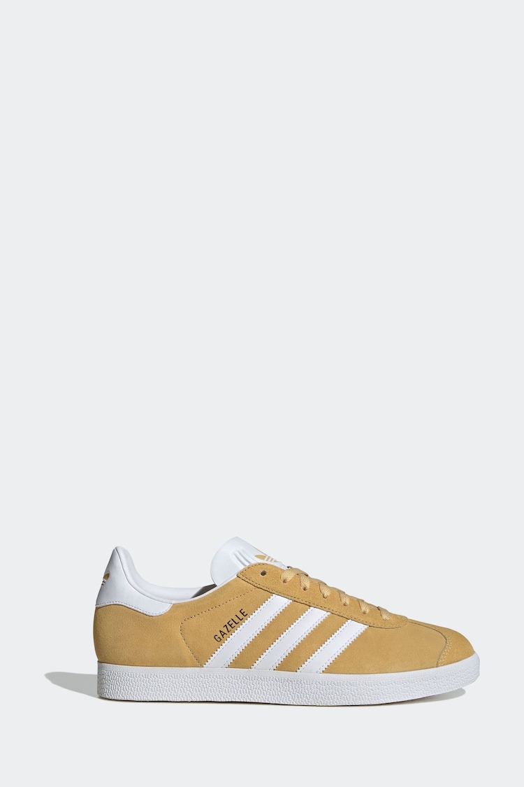 adidas Originals Pale Yellow Gazelle Trainers - Image 1 of 1