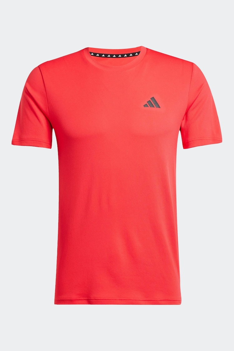 adidas Red Train Essentials Training T-Shirt - Image 1 of 1