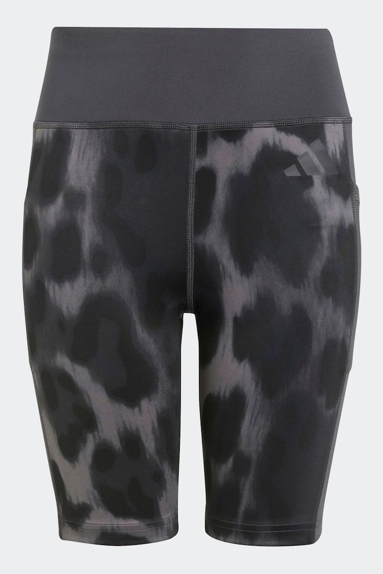 adidas Grey Grey Animal Cycling Shorts - Image 1 of 1