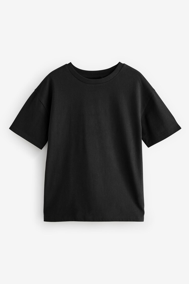 Black Oversized T-Shirt (3-16yrs) - Image 1 of 1