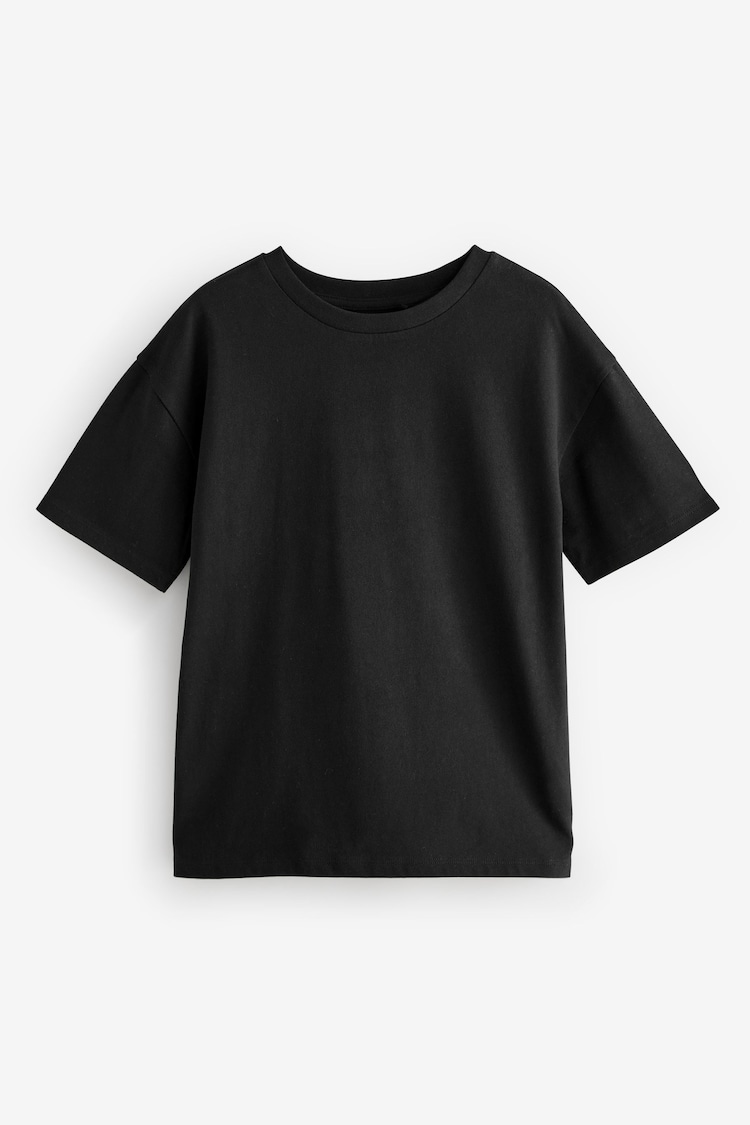Black Oversized T-Shirt (3-16yrs) - Image 1 of 1 Black Oversized T-Shirt (3-16yrs) - Image 1 of 1